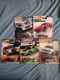 Hot Wheels Fast Stars set