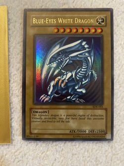Yugioh Card Blue Eyes White Dragon Mint Condition