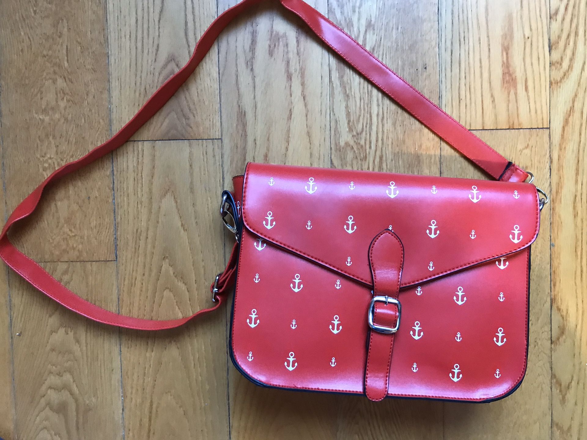 ModCloth Red Anchor Purse