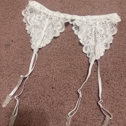 New Small White Lace Garter Belt Lingerie
