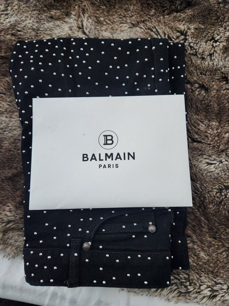 Balmain Studded Jeans