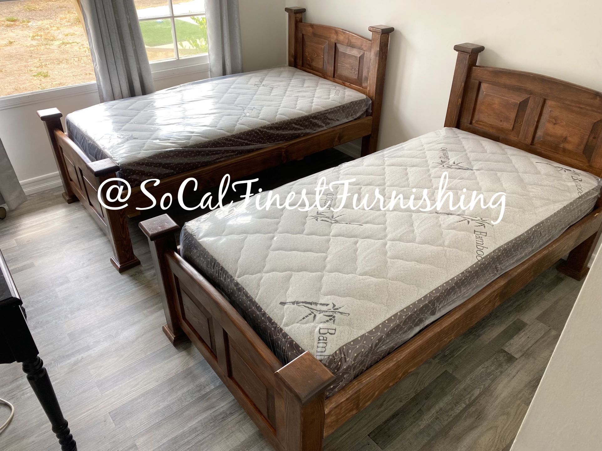 New Twin Bed With Mattress 