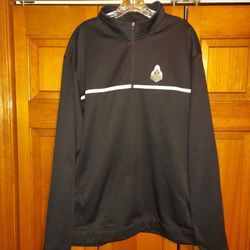 MENS 2XL UNIVERSITY OF PURDUE ZIP-UP SWEATSHIRT/WARMUP