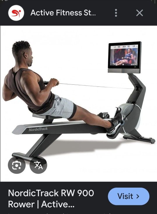 NordicTrack RW900 Rower RARELY USED