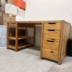 IKEA Tovik Solid Natural Wood Desk