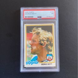 1978 Topps George Brett #100 PSA 7