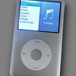 Apple iPod Classic 7th Gen Silver 120GB