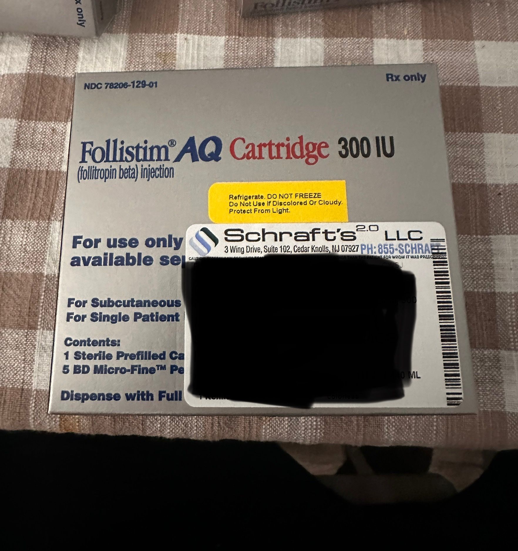 Follistim AQ Cartridge  & Menopur / IVF Medication 