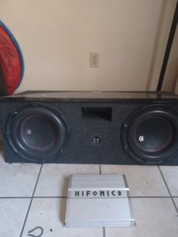 12 inch Subwoofer Speakers And Amplifier 