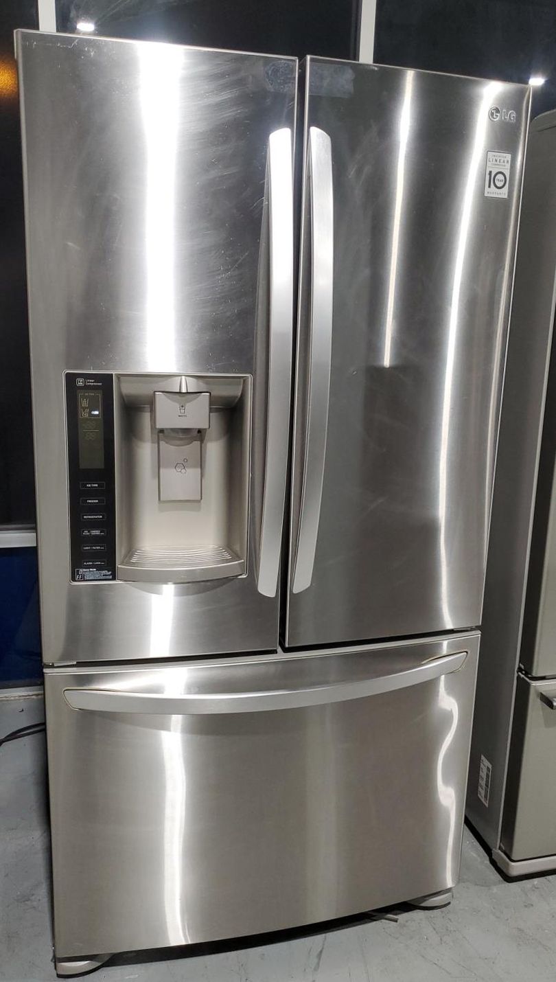 LG 3 Door Stainless Steel Refrigerator