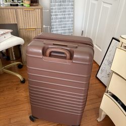 Beis Maple Checked Suitcase