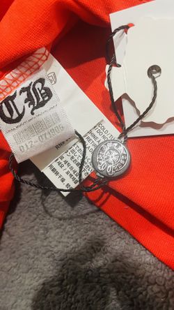Red Chrome Hearts Long Sleeve (Comes With 2 Pairs Free Supreme Socks)