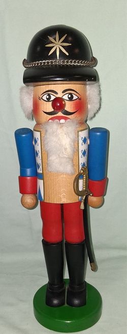 Vintage Steinbach West Germany 16" Soldier Nutcracker Sword Original Volkskuns