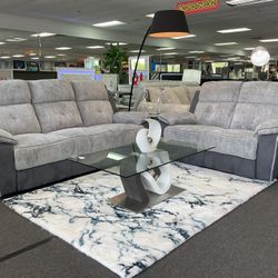 Gray SOFA&LOVESEAT Set For Sale (BOGO Furniture) 35%OFF