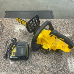 Dewalt 20v XR 12” Chainsaw Battery & Charger Kit 