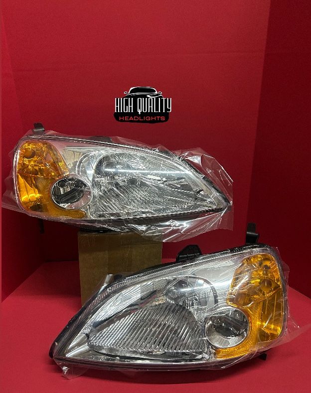 Honda Civic 2001. 2003 headlights.