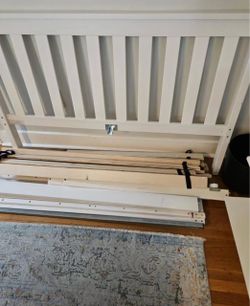 Free! White IKEA full bed frame