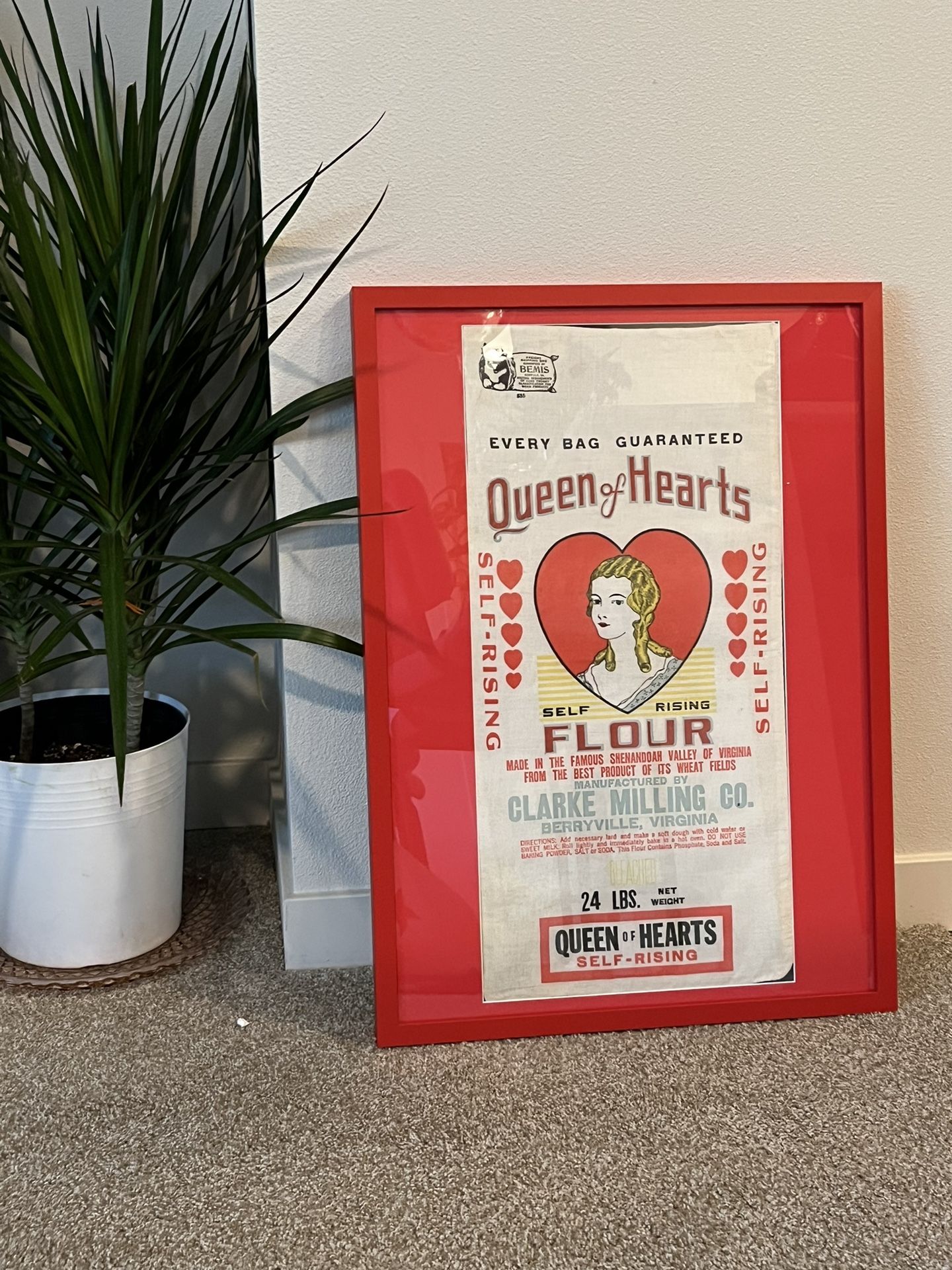 1920s Vintage Flour Bag Art