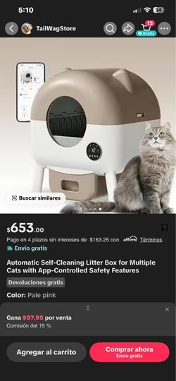 Cat Litter Box Automatic is new