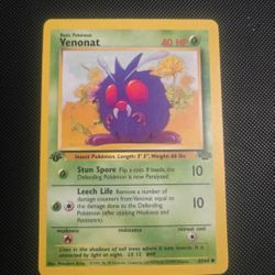 Venonat first 1st edition jungle Pokemon card TCG vintage