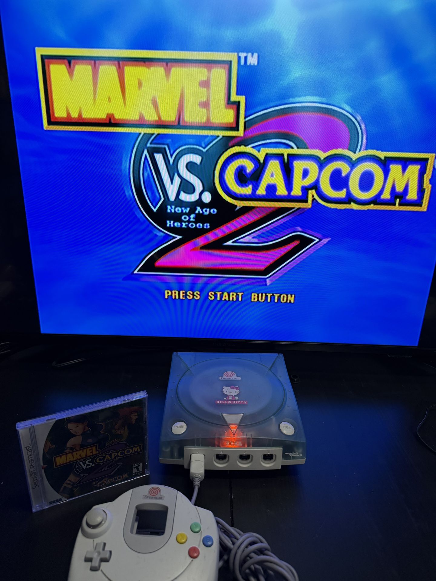 Hello Kitty Dreamcast & Marvel Vs Capcom 2