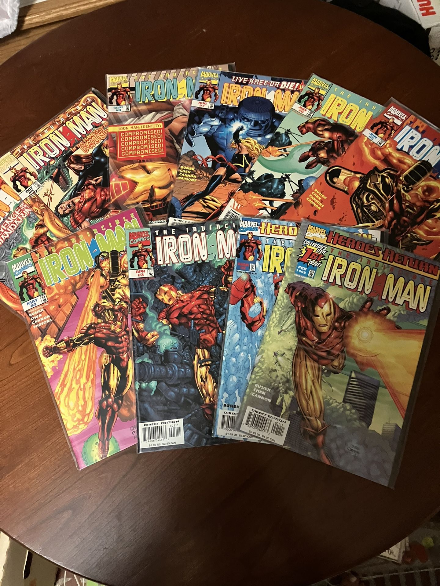 (1998) Iron Man Volume 3 Issues 1-10 comics