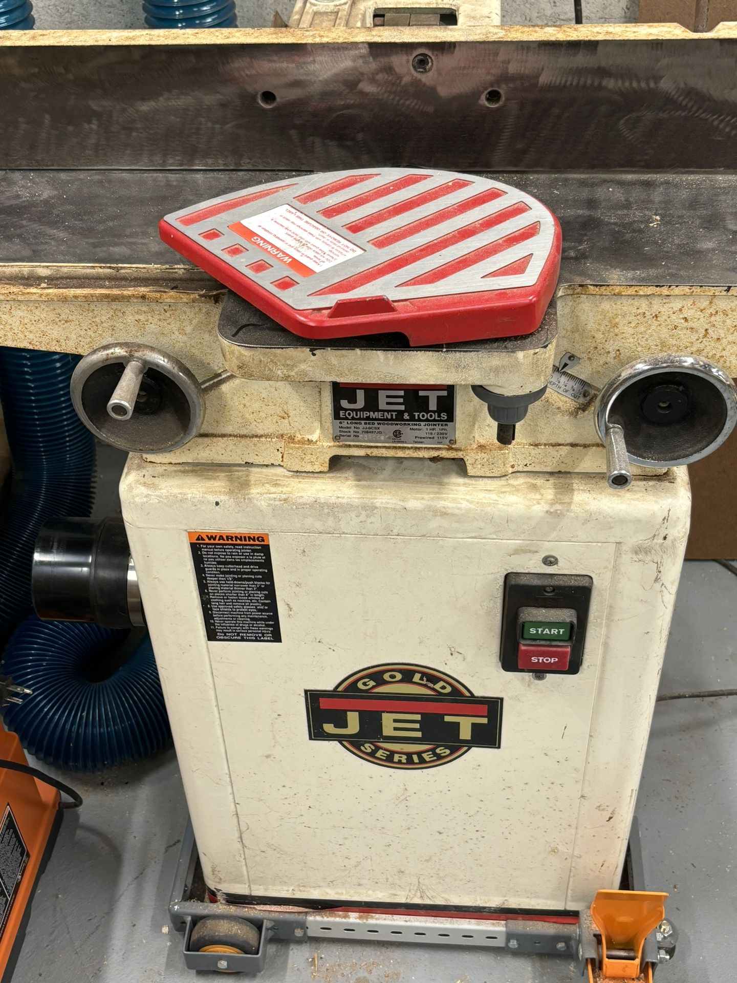 Jet 6” Long Bed Jointer Model JJ-6CSX