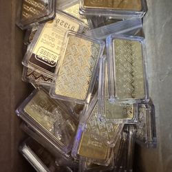 47 Count Gold Plated 1oz Bars