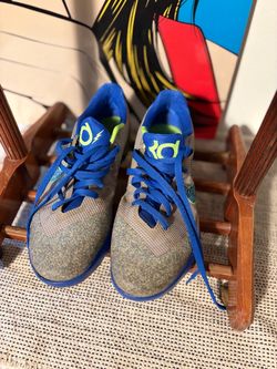 Nike KD Basketball Sneakers Gray Blue Green