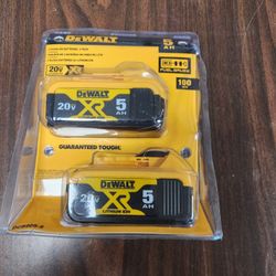 Battery Dewalt 5AH XR Paquete Sellado 120 Nada Menos 