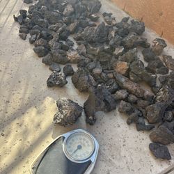 Black lava Rock $1 per lb (aquarium/ terrarium)