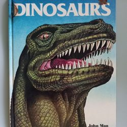 1983 Bison Books: DINOSAURS by John Man-Hardback VGC-KMART Great condition