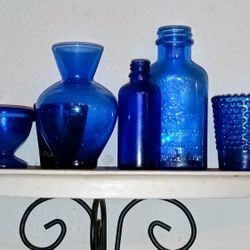 Cobalt Depression Glass Collection