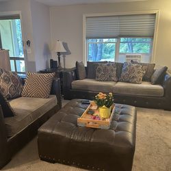 Leather Living Room Set