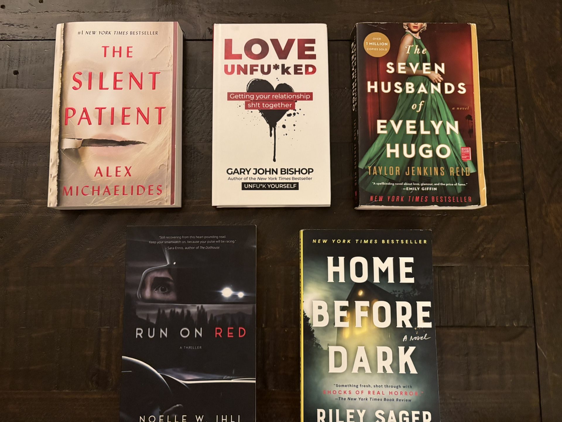 BOOK BUNDLE- FICTION/MYSTERY THRILLER & SELF HELP