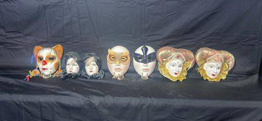 Decorative wall mask collection