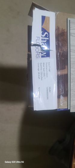 Vinyl Flooring Water Proof Box.