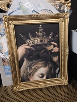 Gold Framed Vitage Art