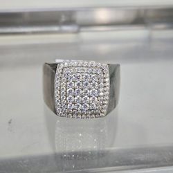 Silver 925 CZ Stone Ring 