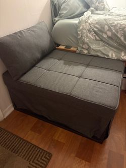 Sofa fold-out bed with pillow