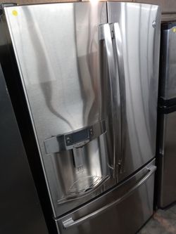 GE stainless steel french door refrigerator - Free delivery