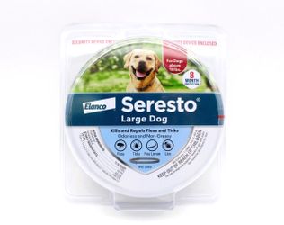 NIB Elanco Seresto Flea & Tick Collar Large Dog Over 18 lbs Adult 8 Month