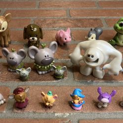 Disney Animators Animals, Trolls, Snowmen Lot 