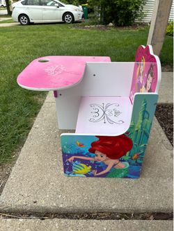Disney princess desk study chair table