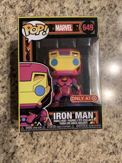 Iron Man 649 Funko Pop Blacklight 