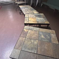 Coffee Table And 3 End Tables 