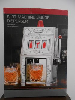 NIB SLOT MACHINE LIQUOR DISPENSER