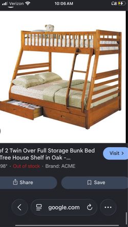 Free bunk bed, twin over full