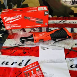 NEW .. MILWAUKEE M12 3/8” RATCHET .. (TOOL ONLY)