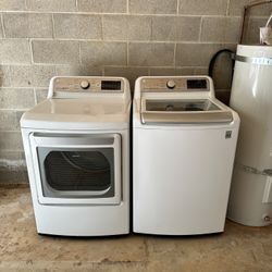 LG Smart Washer and Gas Dryer 